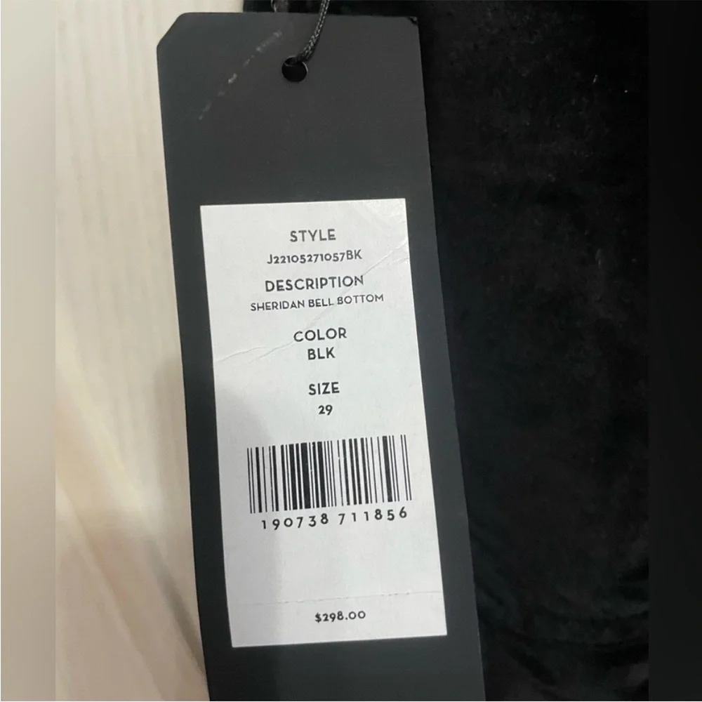 VERONICA beard Sherida Exaggarated Flare Bell Bottom Velvet Pants Jeans 31 - Picture 5 of 12